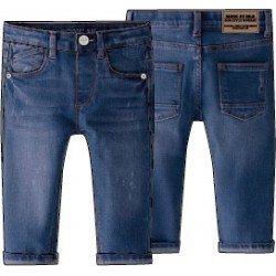 PANTALONE FAKE DENIM NEONATO