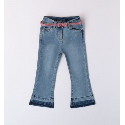 Jeans a zampa per bambina